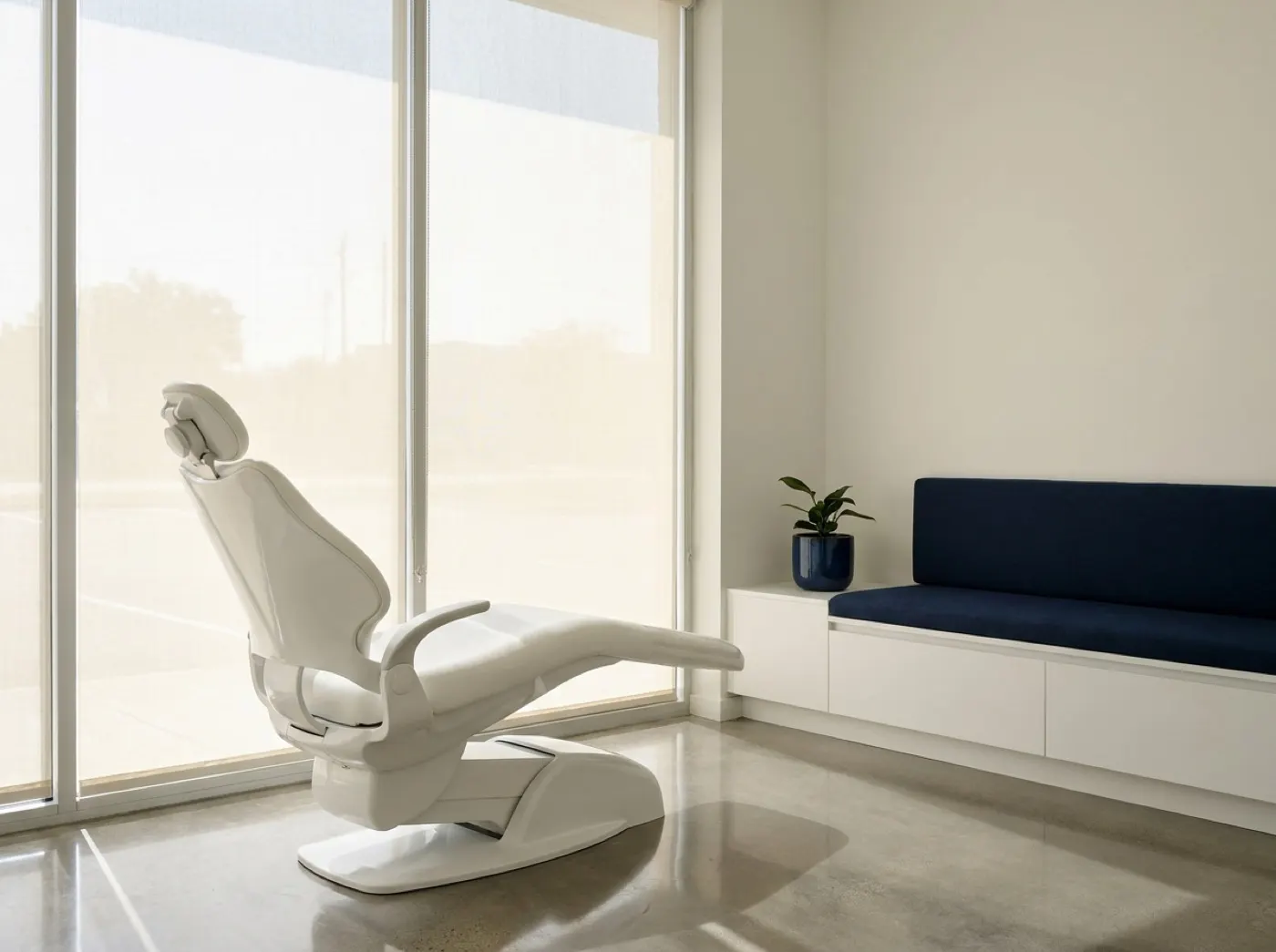 Treatment room, morning